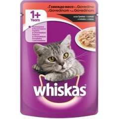 WHISKAS Sos Govedina 85gr